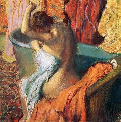Seated Bather Edgar Degas